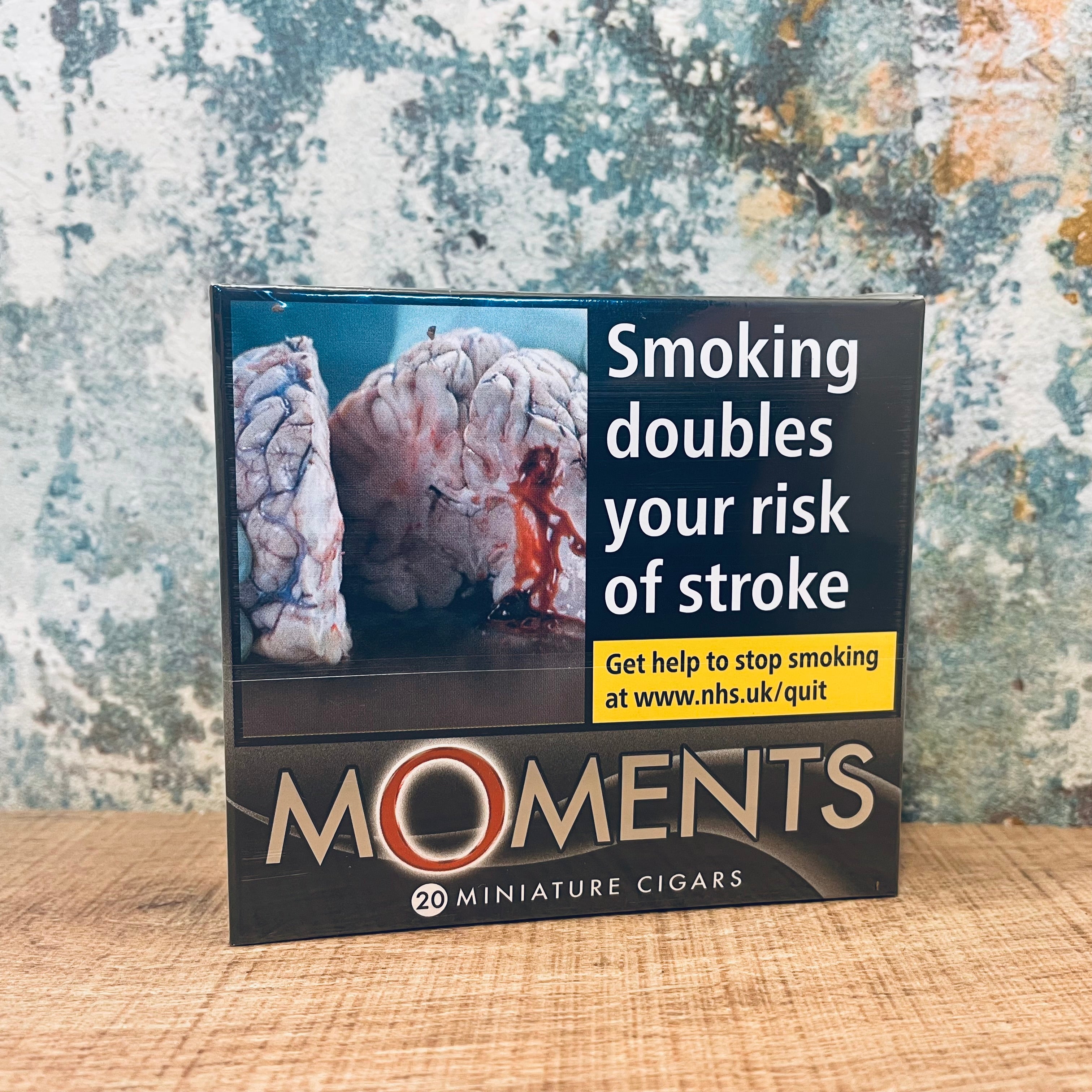 Moments Black Cigarillos Bold & Rich Dark Tobacco Cigarillos