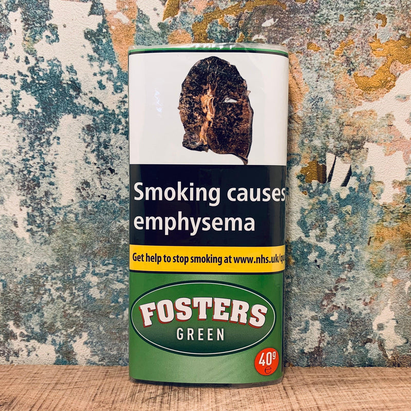 Fosters Green Menthol 40gm Smoking Tobacco - Cheapasmokes.com