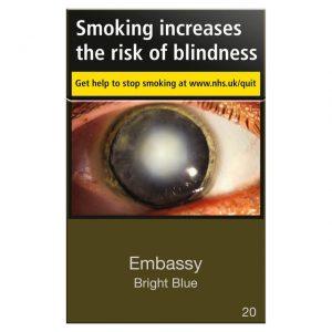 embassy cigarettes Embassy Bright Blue King Size Cigarettes 20 Pack embassy cigarettes Embassy Bright Blue King Size Cigarettes 20 Pack
