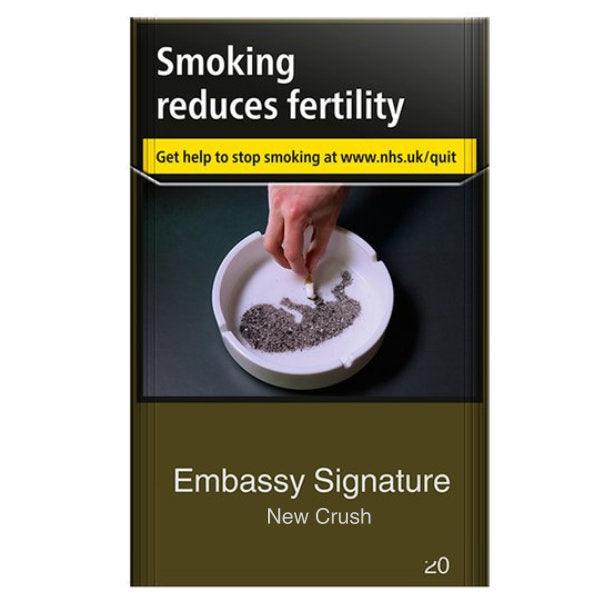 embassy signature rolling tobacco review Embassy Signature New Crush 20 Pack