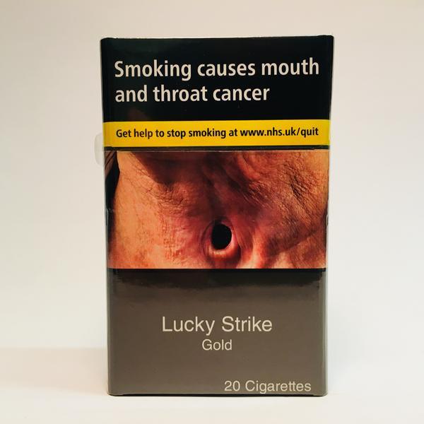 Lucky Strike Gold King Size Cigarettes