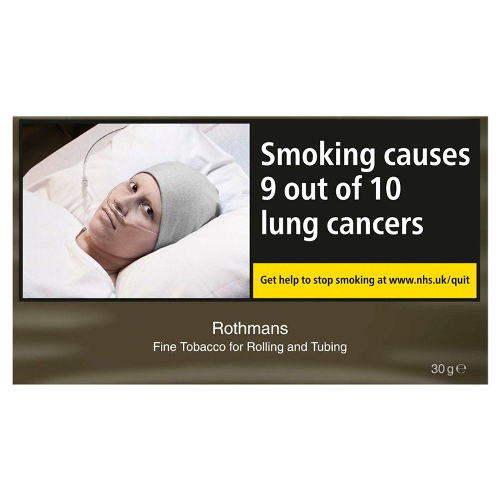 tobacco rothmans Rothmans 30gm Tobacco For Rolling & Tubing (Discontinued Limited Stock