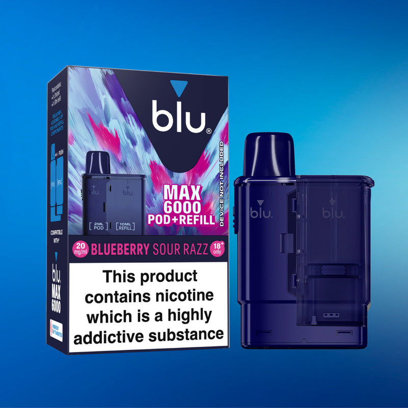 buy bluberry vape refill online Blu MAX 6000 Blueberry Sour Razz Pod + sale banner Select Flavor ::Passion Orange VOOPOO VMATE PRO 2