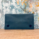 Grey tobacco pouch with zip pocket for tobacco and extra items

