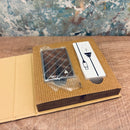 Laguiole Louer USB Rechargeable Lighter – Mahogany & Chrome Finish