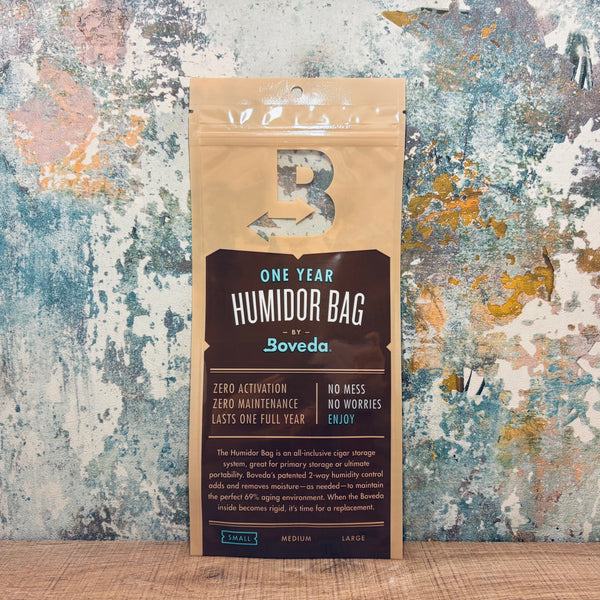Boveda One-Year Humidor Bag | 69% Humidity Control | Holds Up to 50 Cigars