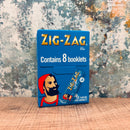 Zig Zag Regular Blue 8 Pack