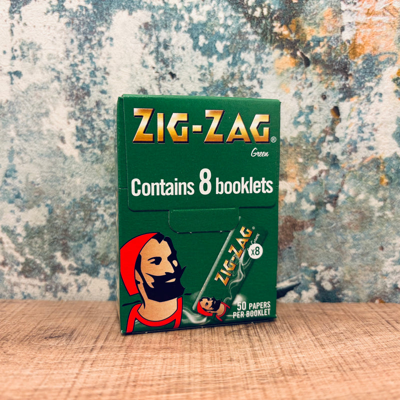 Zig Zag Green 8 Pack