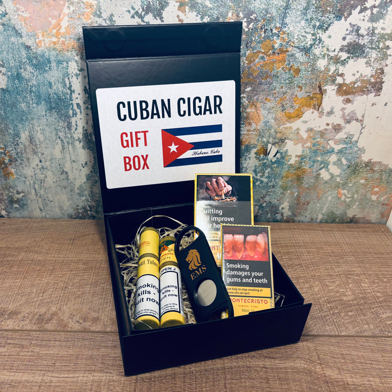 Montecristo Collection – Premium Cuban Cigars in Black Magnetic Gift Box