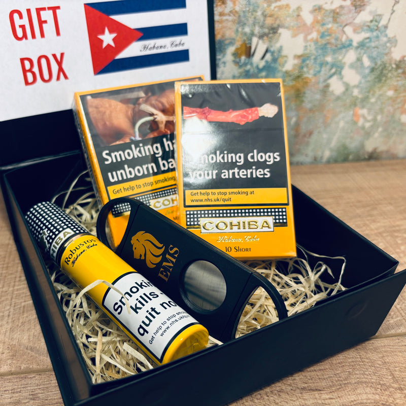 Cohiba Gift Box Collection – Robusto, Shorts & Minis in Magnetic Presentation Box