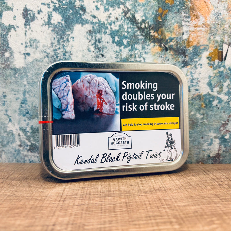 Kendal Black Pigtail Twist Tobacco 50gm Tins