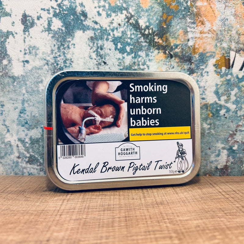 Kendal Brown Pigtail Twist Tobacco 50gm Tin