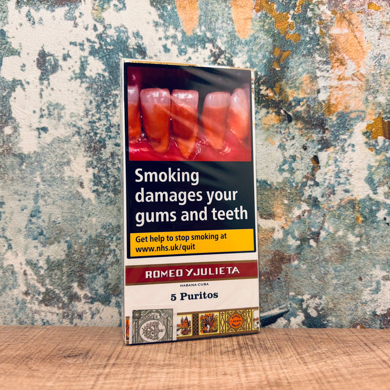 Romeo y Julieta Puritos – Pack of 5 Cuban Cigarillos