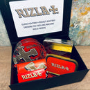 Rizla Premium Smoking Gift Set – Rolling Papers, Glass Ashtray, Pocket Ashtray, Automatic Rolling Machine & Gift Box