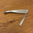 Dolphin Shaped Pipe Tool - Chrome