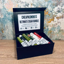 Cheapasmokes Ultimate Cigar Bundle with 18 Cuban, Nicaraguan and Honduran cigars and cigar cutter