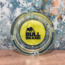 Bull Brand Glass Ashtray