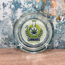 Leafed Glass Ashtray