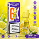 Lost Mary BM6000 Lemon & Lime refill pack with 2ml pod and 10ml refill container for the reusable BM6000 vape kit.