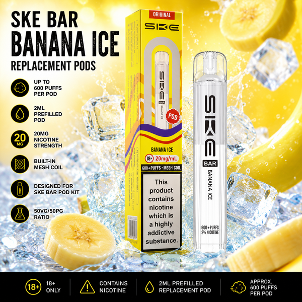 SKE Crystal Vape Bars 600 SKE Crystal Vape Bars 600