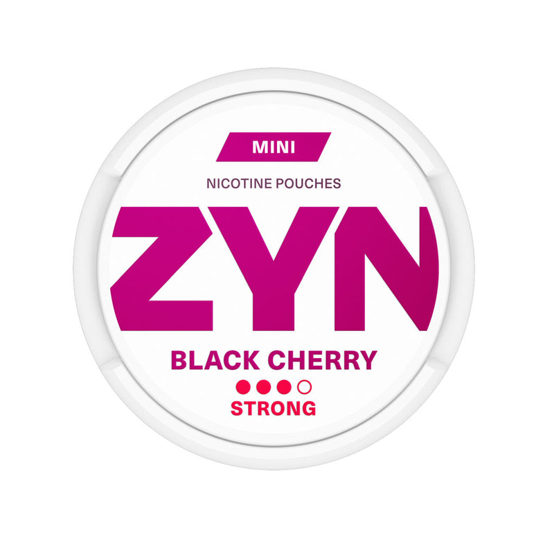 ZYN Black Cherry Mini Strong 6mg – Smooth & Fruity Nicotine Pouches 