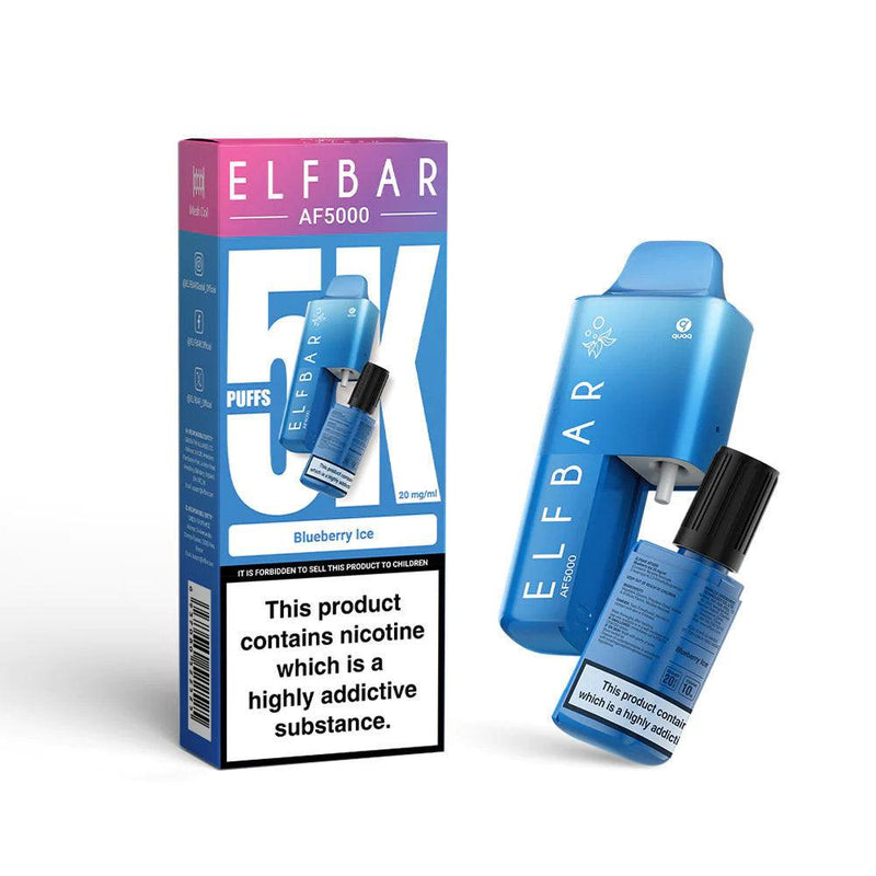 Elf Bar AF5000 Blueberry Ice - Cheapasmokes.com