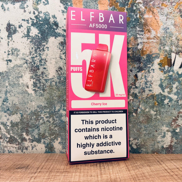 Elf Bar AF5000 Cherry Ice - Cheapasmokes.com