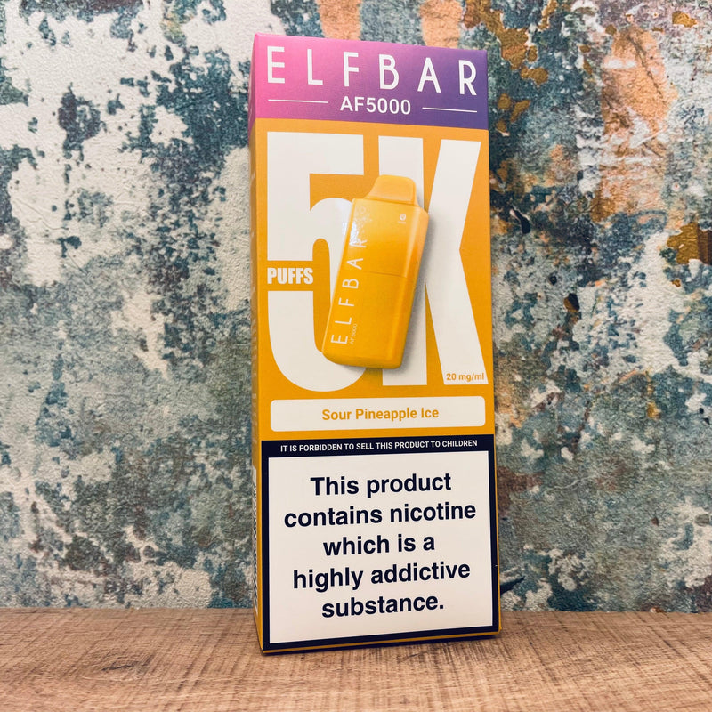 Elf Bar AF5000 Sour Pineapple Ice - Cheapasmokes.com