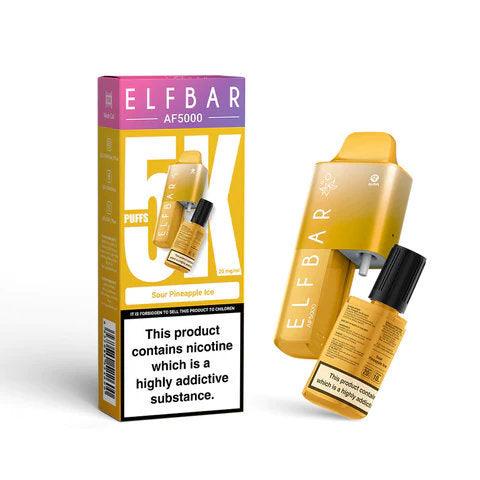 Elf Bar AF5000 Sour Pineapple Ice - Cheapasmokes.com