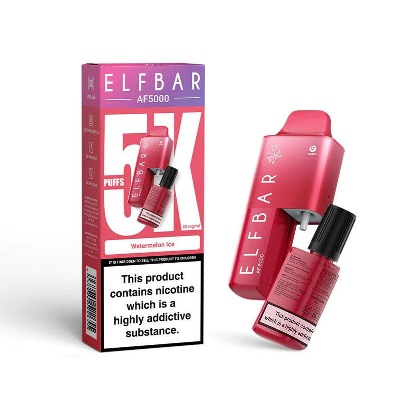 Elf Bar AF5000 Watermelon Ice - Cheapasmokes.com