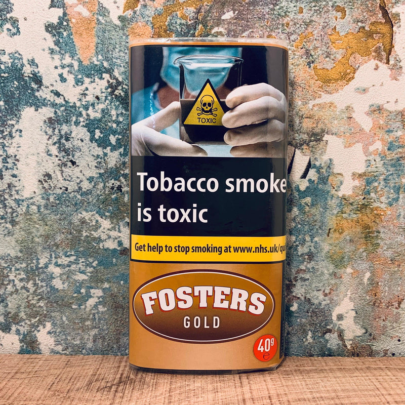 Fosters Gold 40gm Smoking Tobacco - Cheapasmokes.com