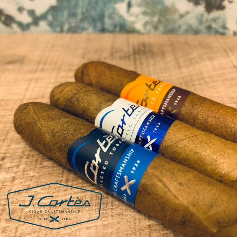 J Cortes Coronas Tubed - 3 Sampler Cigars - Cheapasmokes.com