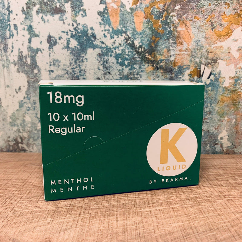 K Liquid Menthol 18mg - Cheapasmokes.com