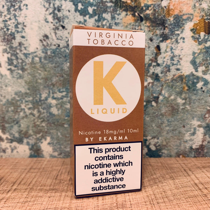 K Liquid Virginia Tobacco 18mg - Cheapasmokes.com