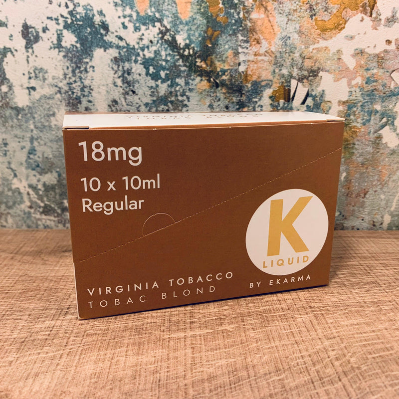 K Liquid Virginia Tobacco 18mg - Cheapasmokes.com