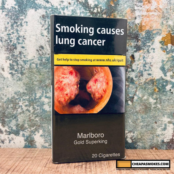 Marlboro Gold Superkings Cigarettes - Cheapasmokes.com