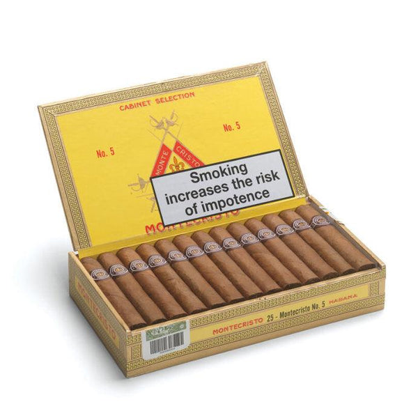 Montecristo No 5 Box of 25 Cigars - Cheapasmokes - Cheapasmokes.com