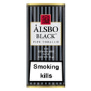 Alsbo Black Pipe Tobacco 50g Pouch - Cheapasmokes.com