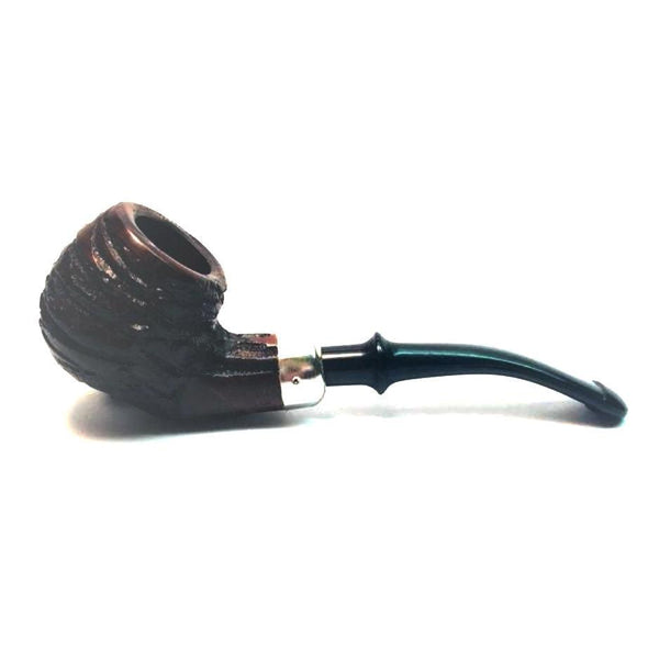 Baby Wellbent Rustic Small Bent Briar Pipe - Cheapasmokes.com