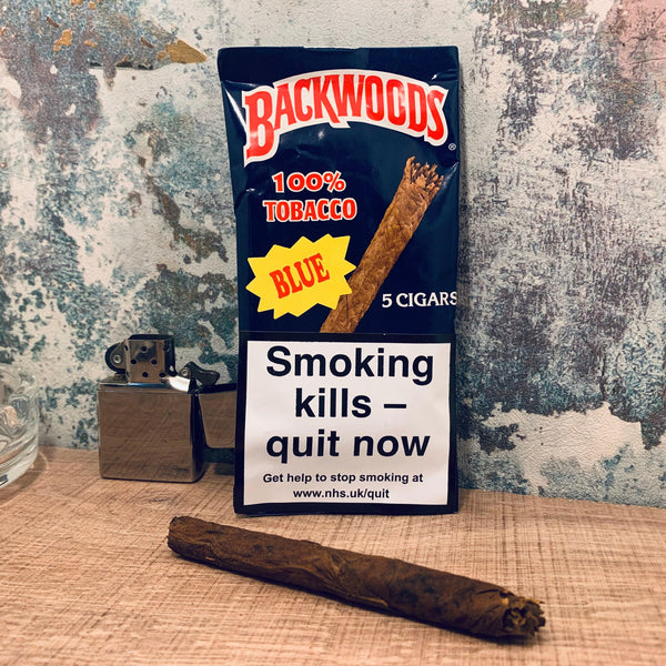 Backwoods Blue Vanilla Cigars Pack Of 5 Cigars - Cheapasmokes.com