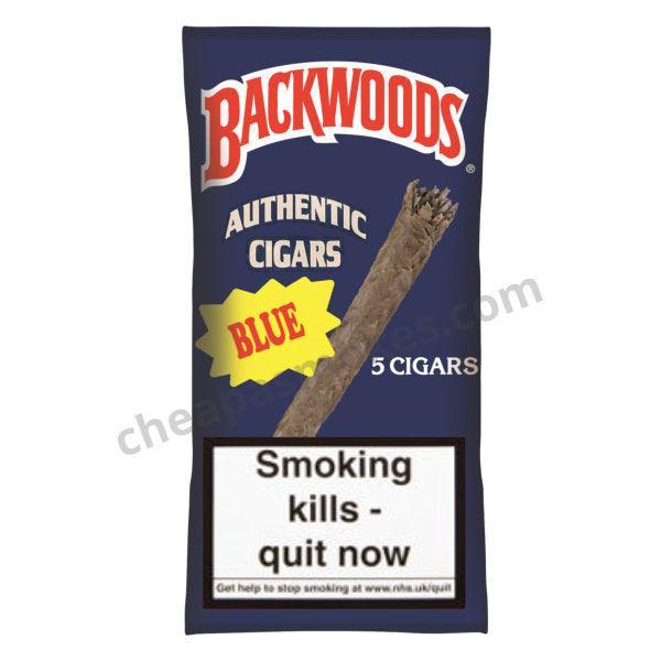 Backwoods Blue Vanilla Cigars Pack Of 5 Cigars - Cheapasmokes.com