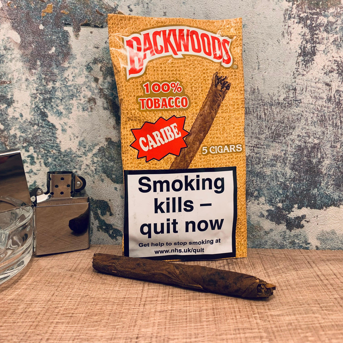 Backwoods Caribe Cigars Pack Of 5 Cigars