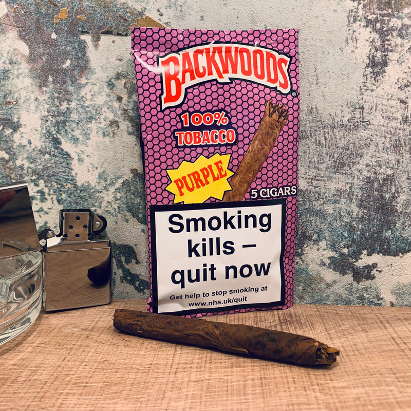 Backwoods Purple Cigars Pack Of 5 Cigars - Cheapasmokes.com