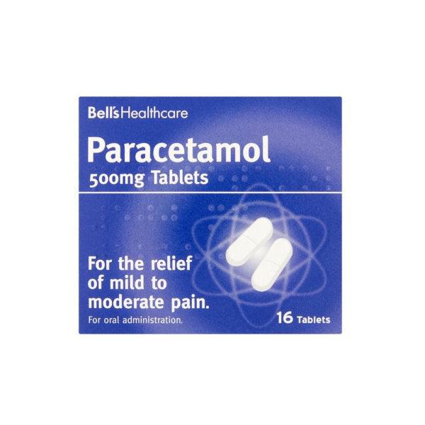 Bell's Healthcare Paracetamol 500mg Tablets 16 Tablets - Cheapasmokes.com