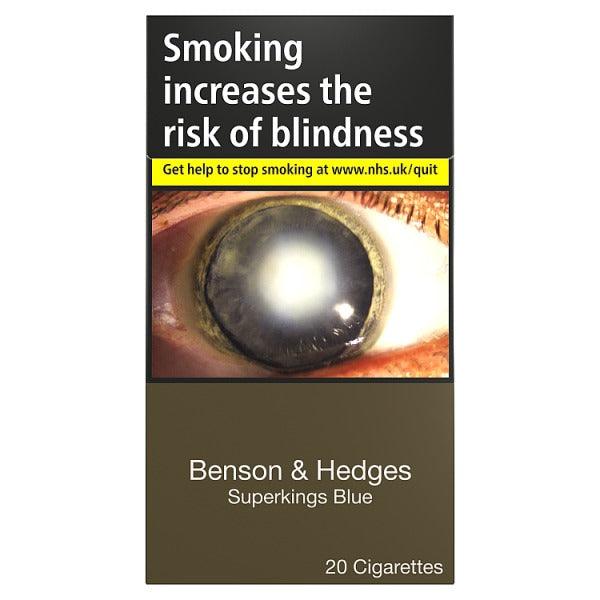 Benson and Hedges Blue Superkings Cigarettes - Cheapasmokes.com