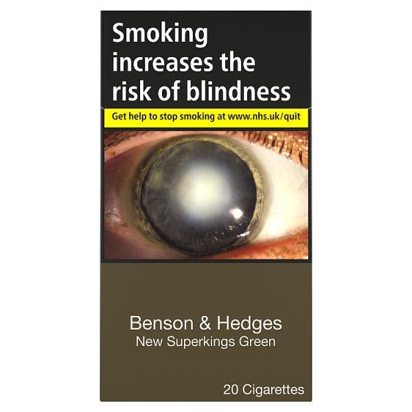 Benson & Hedges New Superkings Green Cigarettes - Cheapasmokes.com