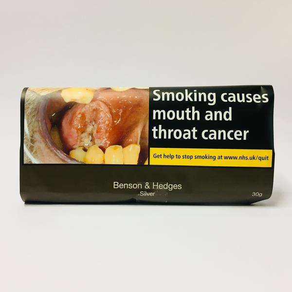 Benson & Hedges Silver Hand Rolling 30gm - Cheapasmokes.com