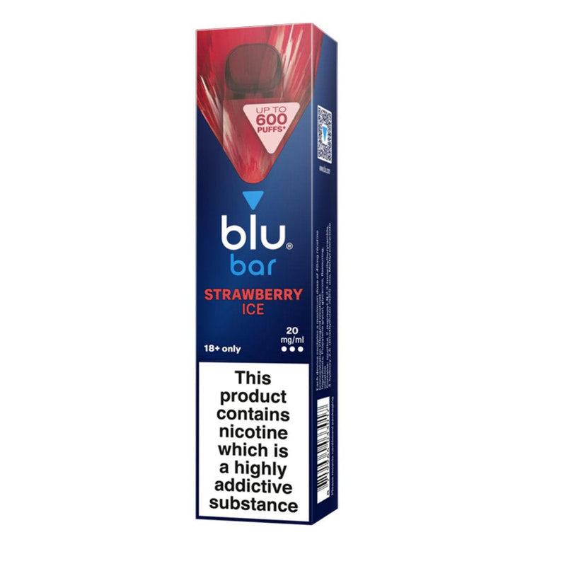 Blu Bar Strawberry Ice - Disposable Vape - Cheapasmokes.com