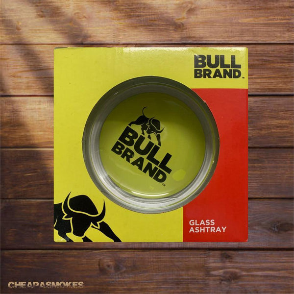 Bull Brand Glass Ashtray - Cheapasmokes.com