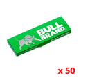 Bull Brand Green Rolling Papers x 50 - Cheapasmokes.com